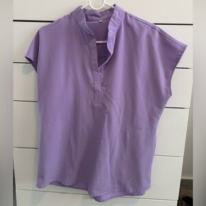 Scrubs Uniforms Fedora Scrubs Set Lilac Small Top & Pants